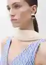 Vestido Prima Azul Talla L Mujer Mango