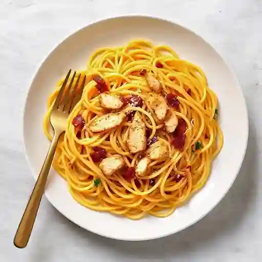 Pastas con Pollo