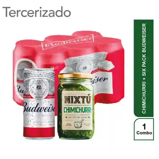 Combo Chimichurri Mixtu + Six Pack Budweiser