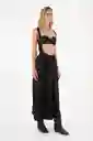 Vestido Largo Luna Negro Talla 02 M
