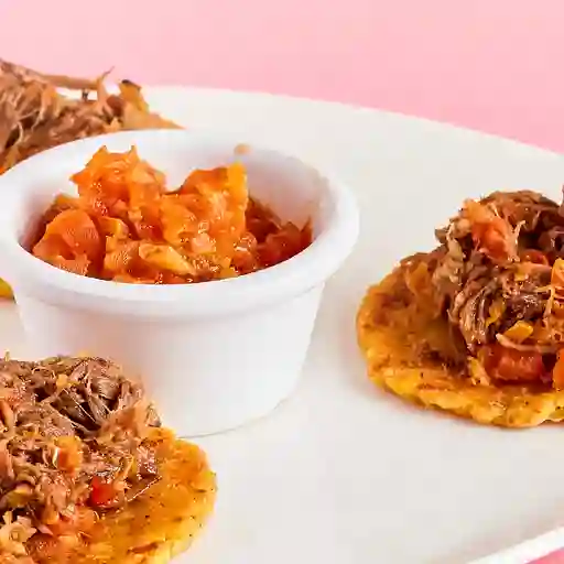 Tostadas de arepa amarilla