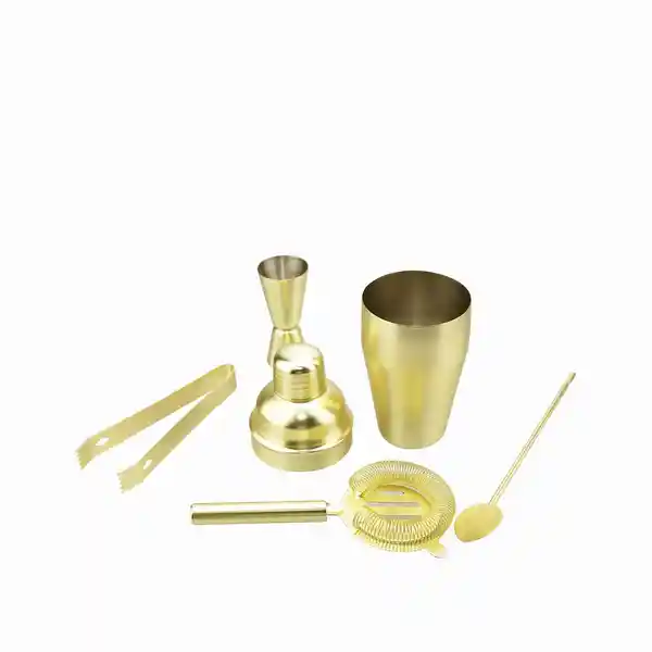 Set Cócteles Dorado Ambiente Gourmet