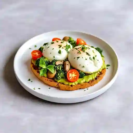 Tostada del huerto