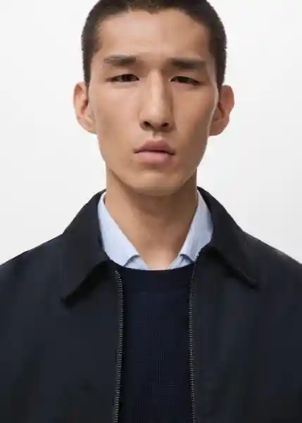 Chaqueta Murrey Navy Talla M Hombre Mango