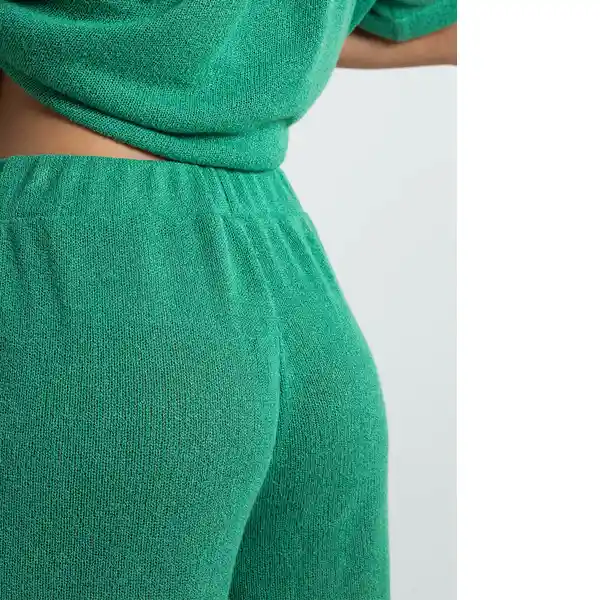 Pantalón Mujer Verde Tolima Oscuro Talla M 432F035 Naf Naf