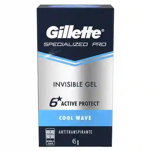 Desodorante Antitranspirante Hombre Gillette Specialized Gel Cool Wave 45 g x 16 Unidades