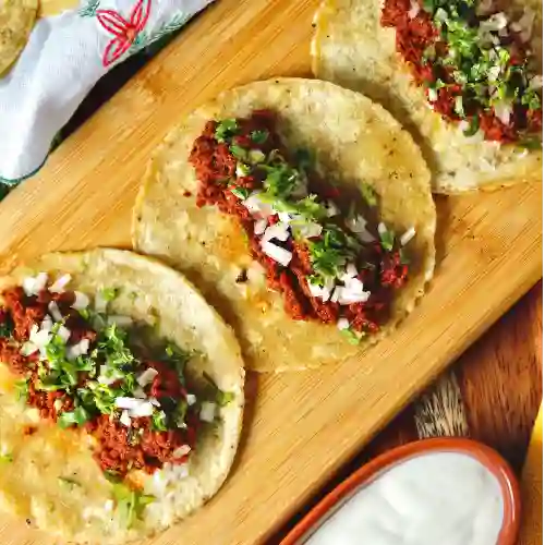 Tacos de Chorizo