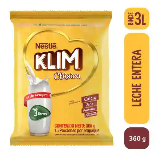 Leche en Polvo Klim Clásica 360 g