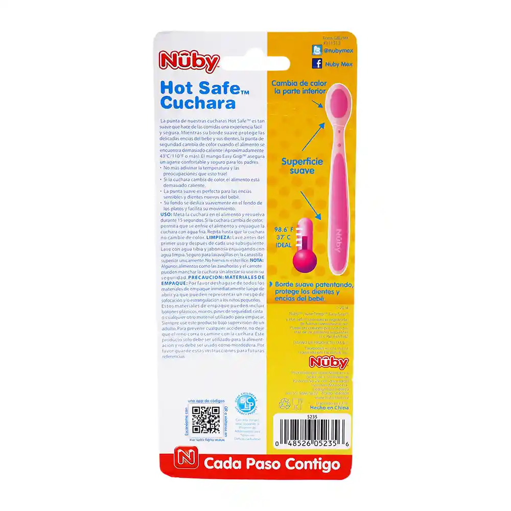 Nuby Cucharas Hot Safe