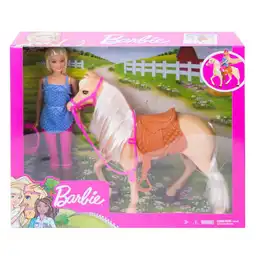 Barbie Muñeca Con Caballo Básico