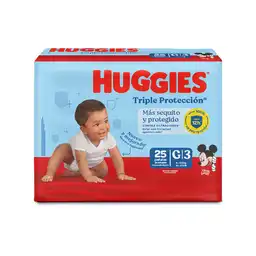 Huggies Pañal Triple Protección Etapa 3/G 25 Und
