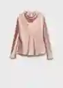 Blusa Marto Rosa Palo Talla S Mujer Mango