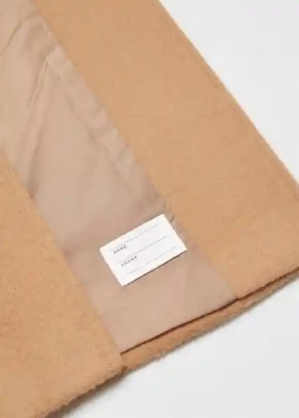 Abrigo Max Camel Talla 08 Niña Mango