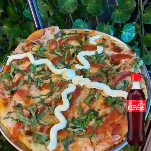 Combo pizza especial+cocacola orig 400ml
