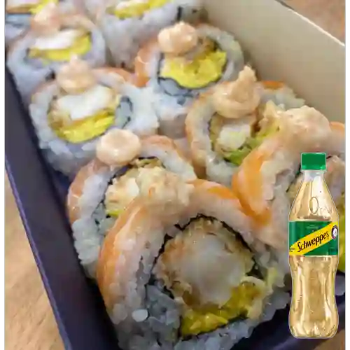 Combo Salmón Rainbow + Schweppes Ginger Ale 400ML