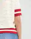 Camiseta Refined Femenino Crudo Porcelana Claro M Chevignon