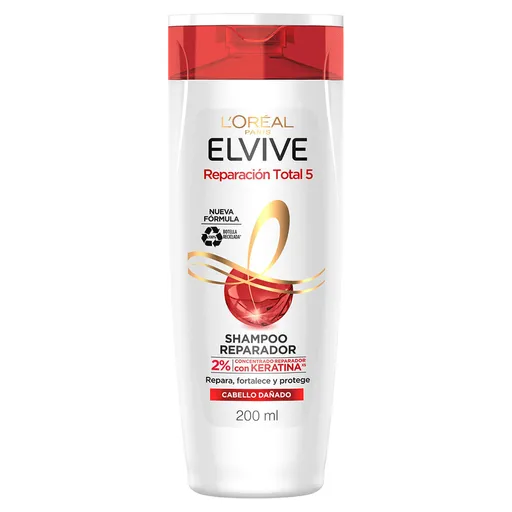 Elvive Shampoo Reparación Total 5 Cabello Dañado