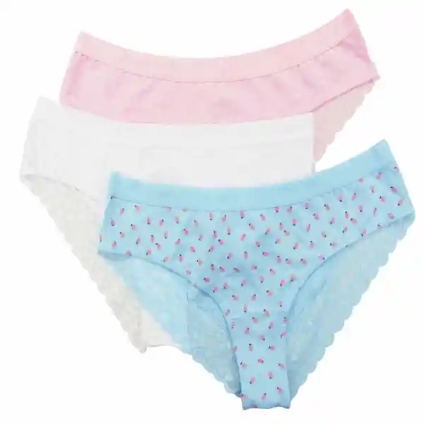 Lili Pink Panty Algodón Talla L