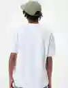 American Eagle Camiseta Icónica Súper Suave Blanco T Large