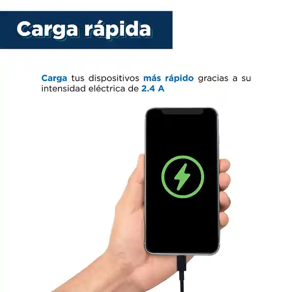 Cable de Microdatos Android Negro Miniso