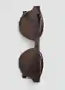 Gafas de Sol Dani Chocolate Talla 99 Mujer Mango