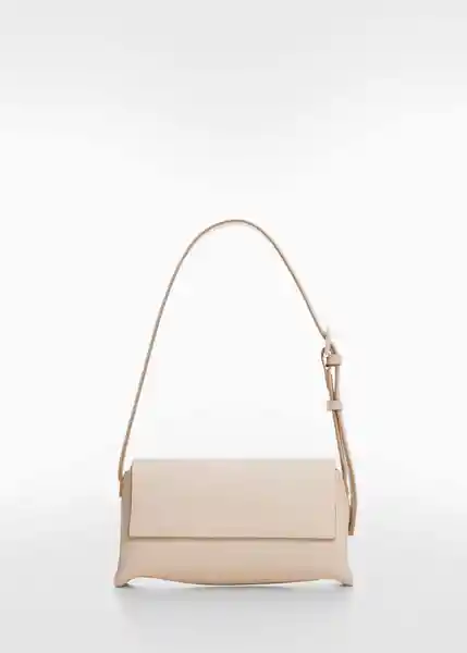 Bolso M Lucer Off White Talla 99 Mujer Mango