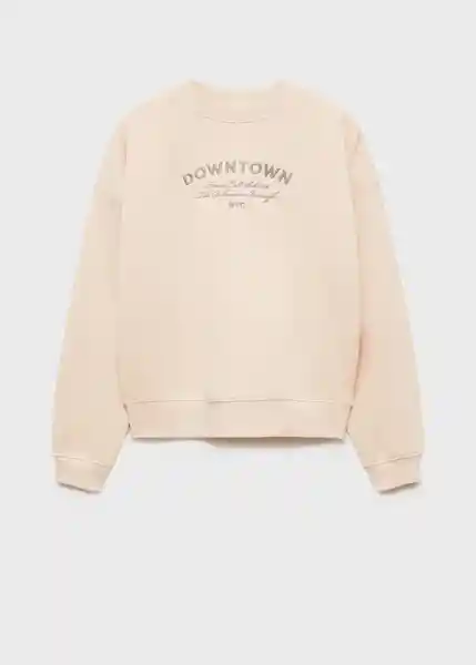 Sudadera Grant Crudo Talla 20 Teen Niñas Mango