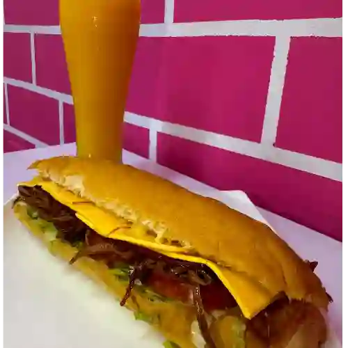 Sándwich Carne Desmechada