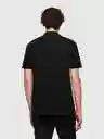 Diesel Camiseta T-Polo-Worky Negro Talla S