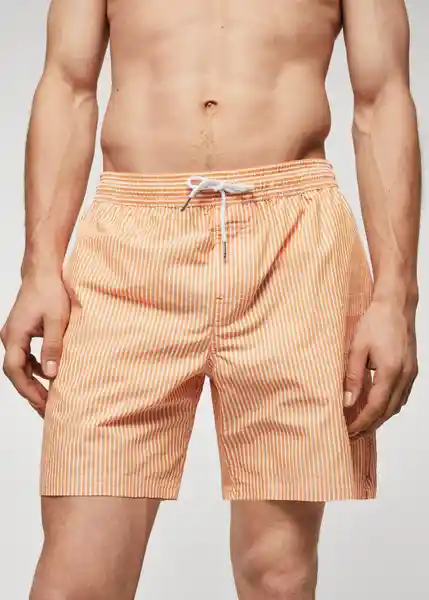 Traje del Bañador Seer Naranja Talla M Hombre Mango