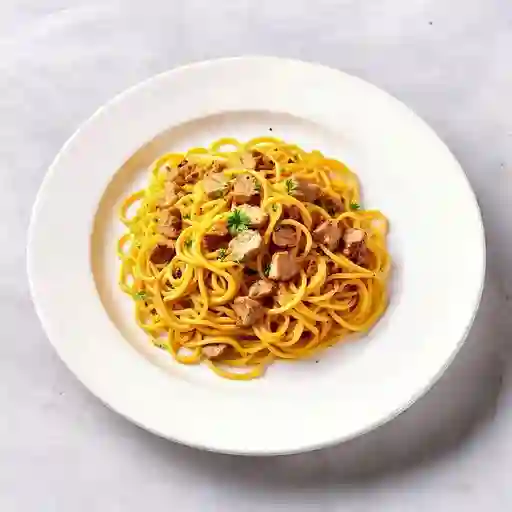 Spaguetti con Cerdo