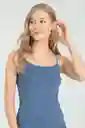 Top Penelope Color Azul Medio Talla S Ragged