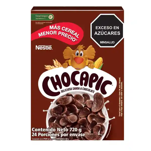 Cereal CHOCAPIC con sabor a chocolate x 720g