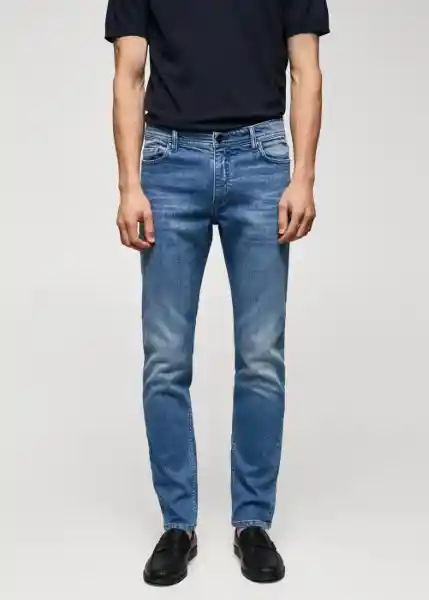 Jean Jan Tejano Medio Talla 40 Hombre Mango