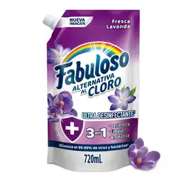 Fabuloso Limpia Pisos Alternativa al Cloro Fresca Lavanda 720ml