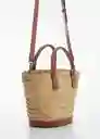 Bolso P Milos Cuero Talla 99 Mujer Mango