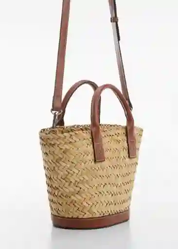 Bolso P Milos Cuero Talla 99 Mujer Mango