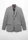 Blazer Americana Verner Gris Talla 54 Hombre Mango