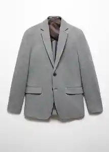 Blazer Americana Verner Gris Talla 54 Hombre Mango