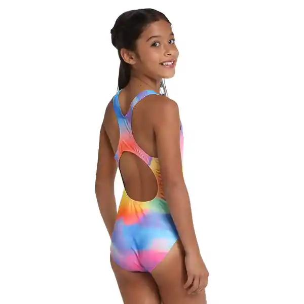 Vestido Baño Medalist Ac Rain Junior Talla 12 Speedo