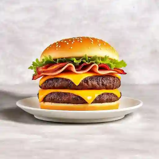 Hamburguesa Doble Madrilena