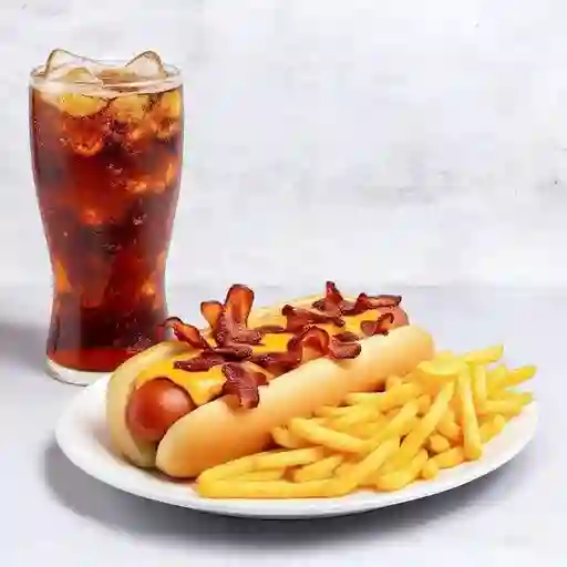 COMBO PERRO CON TOCINETA Y QUESO