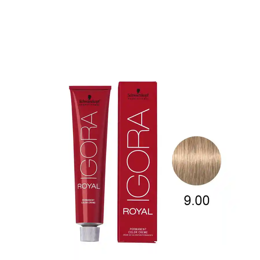 Igora Tintes Royal Naturales 9.00 Rubio Muy Claro Intenso De 60