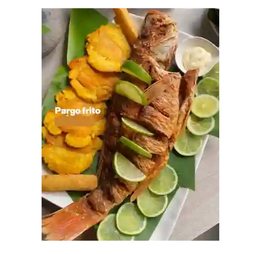 Pargo rojo frito