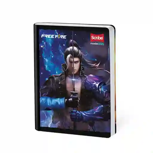 Cuaderno Freefire Master Mas Rayado 100 Hojas Cosido Scribe