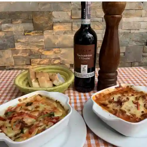 Combo Especial Lasagna & Vino