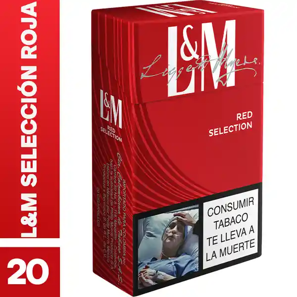 L&M Selección Roja x 20 Cigarrillos