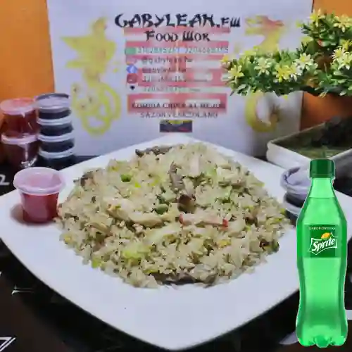 Combo Arroz Mixto + Sprite 400ml