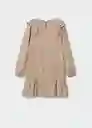 Vestido Toffee Crudo Talla 10 Niñas Mango