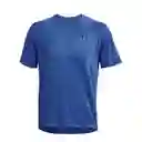 Under Armour Camiseta Tech Jacqrd Hombre Azul LG 1377052-471